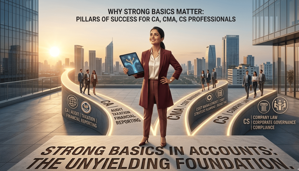 Why Strong Basics in Accounts Matter for CA, CMA and CS??