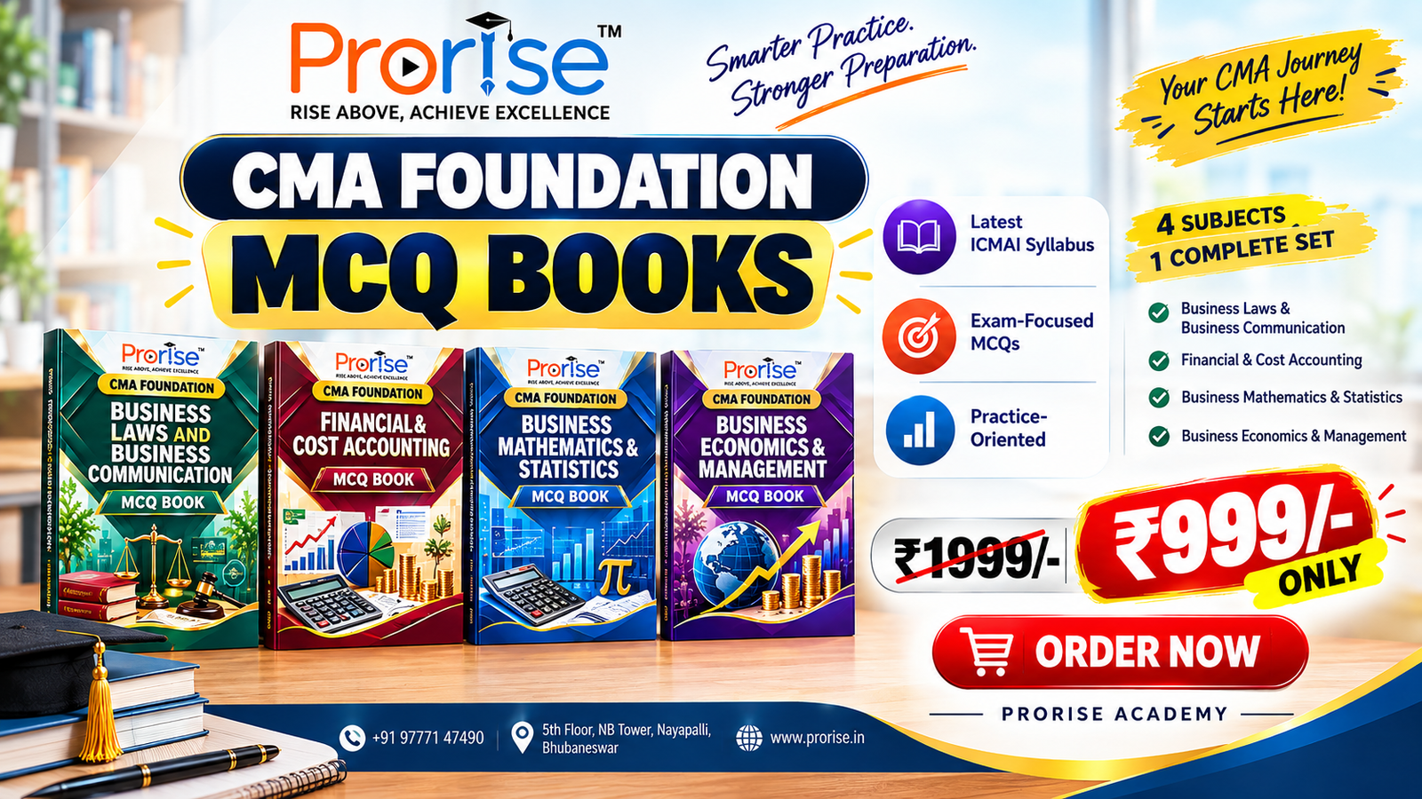 CMA Foundation MCQ Practice Books